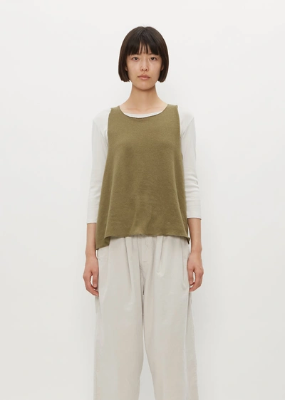 Album Di Famiglia Cashmere Vest In Olive