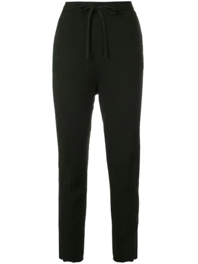 Forme D'expression Curved Leg Pullon Trousers In Black