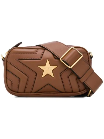 Stella Mccartney Stars Belt Bag In Brown