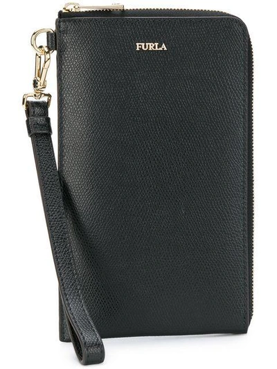 Furla Women's Genuine Leather Wallet Credit Card Bifold  Babylon In Black