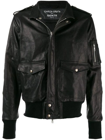 Giorgio Brato Zipped Jacket In Black