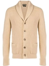 Tom Ford Steve Mcqueen Shawl-collar Cashmere Cardigan In Neutrals