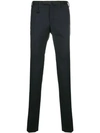 Incotex Classic Tailored Trousers In Blue