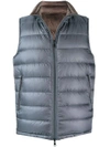 Herno Padded Gilet In Grey