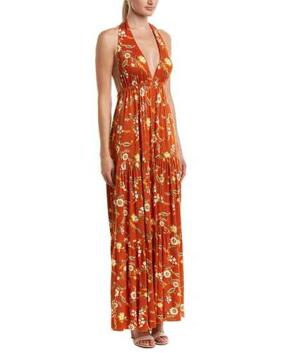 Clayton Luisa Maxi Dress In Brown