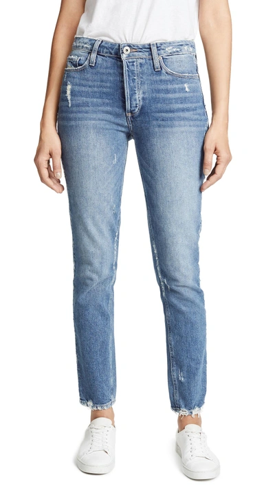 Paige Vintage Hoxton Ankle Peg Rigid Jeans In Jasa