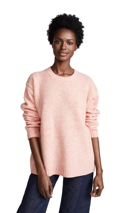 Acne Studios Samara Wool Sweater In Peach Orange