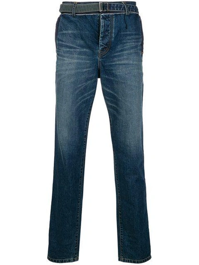 Sacai Straight Cut Jeans - Blue