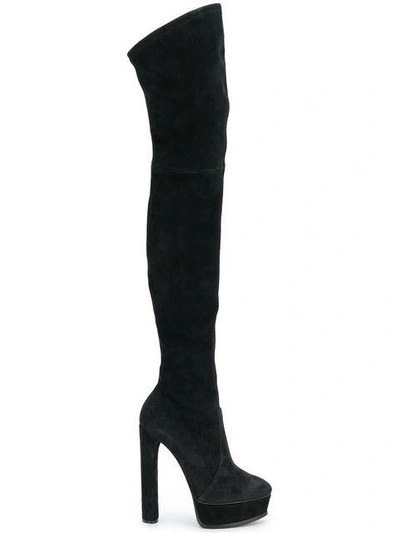 Casadei Over-the-knee Boots - Black