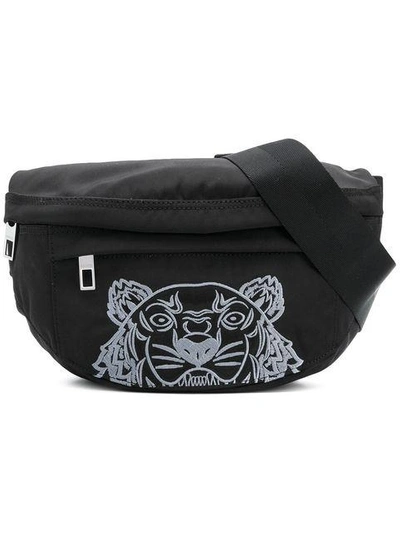 Kenzo Tiger Embroidered Belt Bag - Black