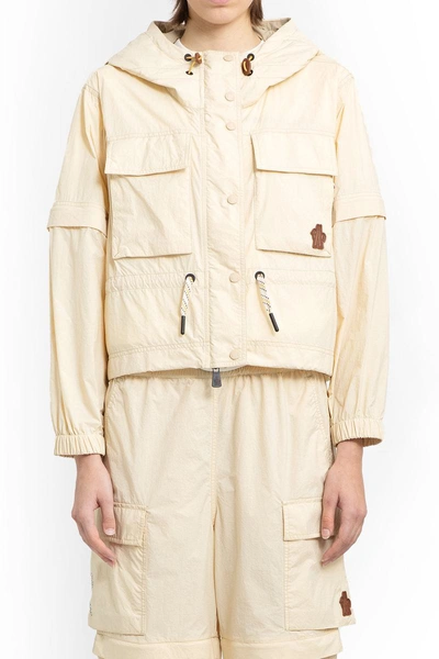 Moncler Grenoble Jackets In Off-white