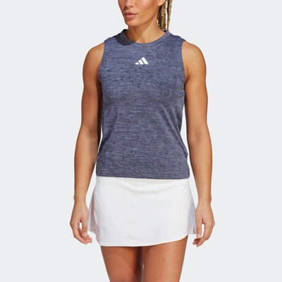 Adidas Originals Women's Adidas Tennis Match Tank Top In Blue