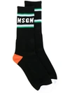 Msgm Logo Socks