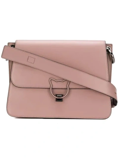 Karl Lagerfeld K/katlock Shoulder Bag In Pink