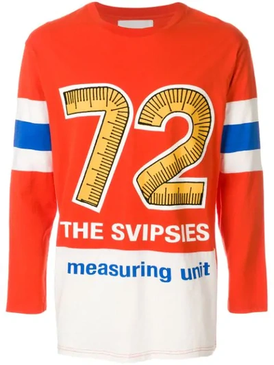 Henrik Vibskov 72 Measuring Sweatshirt In Red