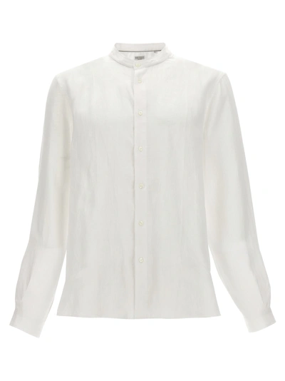 Brunello Cucinelli Korean Shirt In White