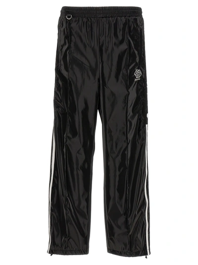 Doublet Laminate Track Pants White/black