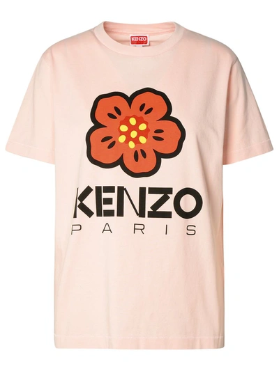 Kenzo T-shirt Logo In Pink