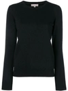 N•peal Round Neck Knitted Sweater In Black