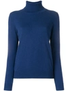 N•peal Rollneck Jumper In Blue