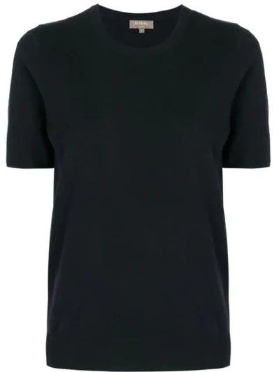 N.peal Round Neck Knitted T In Grey