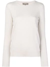 N•peal N.peal Round Neck Knitted Sweater - Neutrals