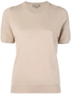 N•peal Round Neck Knitted T In Neutrals