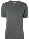 N•peal Round Neck Knitted T Shirt In Grey