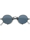 Matsuda Round-frame Silver-tone And Acetate Sunglasses