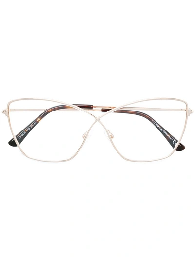 Tom Ford Eyewear Classic Square Glasses - Metallic