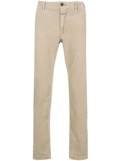 Closed Corduroy Trousers In Neutrals