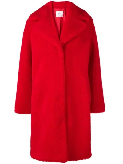 Stand Studio Stand Camille Teddy Coat - Red