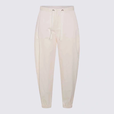 Dolce & Gabbana Cream Cotton Pants In White