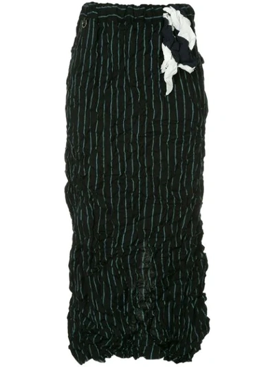 Facetasm Wrap Style Skirt - Black