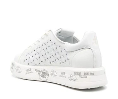 Premiata Flat Shoes In White