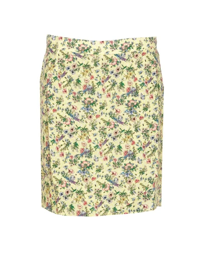 Zadig & Voltaire Joseline Floral-print Mini Skirt In Cedra