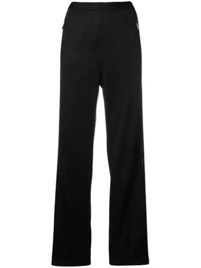 Dsquared2 Sequin Embellished Sports Trousers In Black