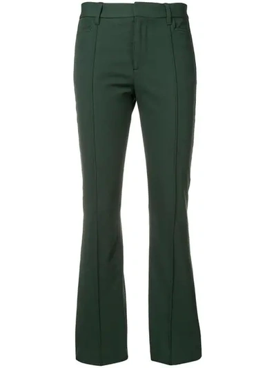 Joseph Zed Stretch Trousers In Green