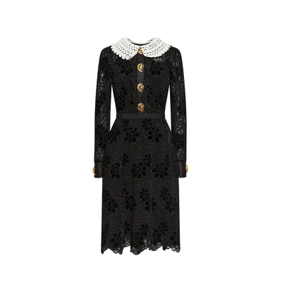 Dolce & Gabbana Lace Dress In Black