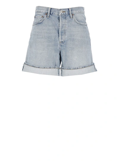 Agolde Shorts Light Blue