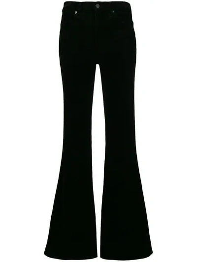 Citizens Of Humanity Chloe Maxi Flare Trousers In Blk Black