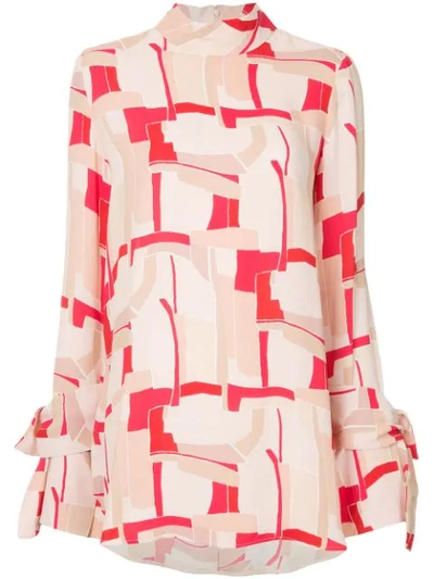 Layeur Longsleeved Blouse In Pink