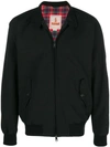 Engineered Garments Mock Neck Zip Front Jacket In Black