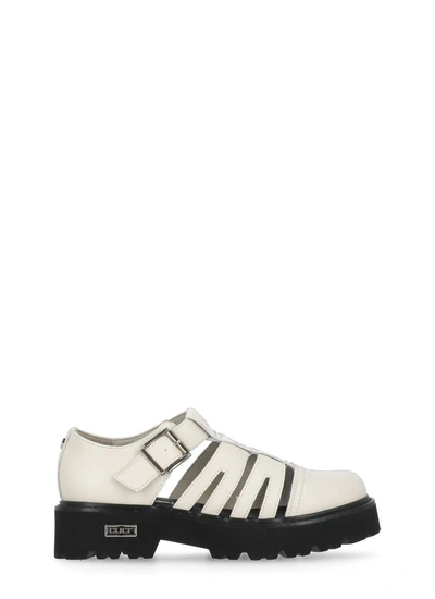 Cult Sandals Ivory In Black