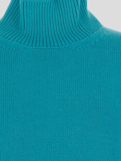 Laneus Sweaters In Turquoise