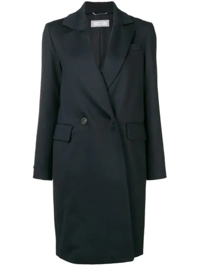 Peserico Double Breasted Coat - Blue