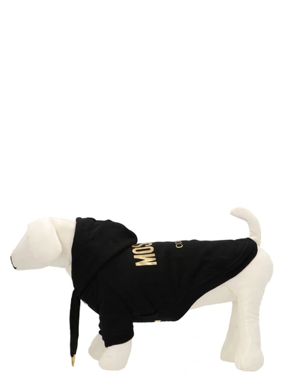 Moschino Logo Dog Sweatshirt Pets Accesories Black