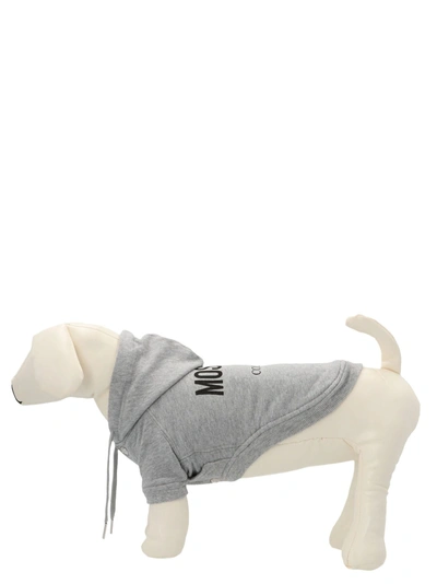 Moschino Capsule Pets Hoodie Pets Accesories Gray