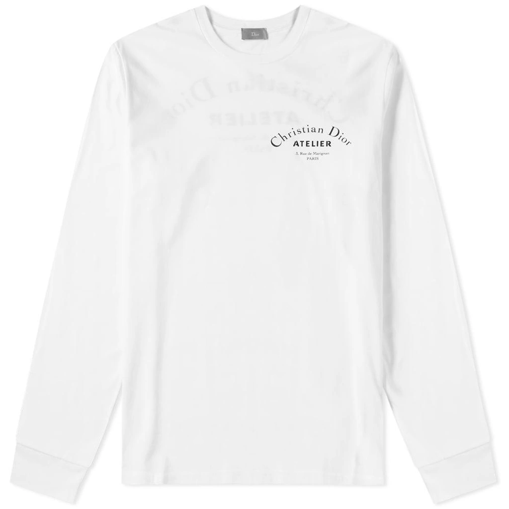Dior Christian Atelier Long Sleeves Tee In White | ModeSens