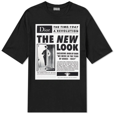 Dior The New Look Tee In Black